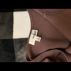Wilfred (Aritzia brand) Mauve Thong Bodysuit